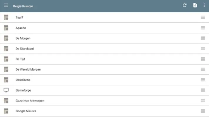 België Kranten android App screenshot 0