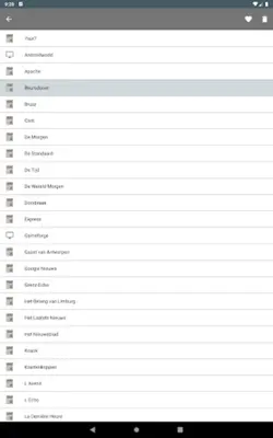 België Kranten android App screenshot 1